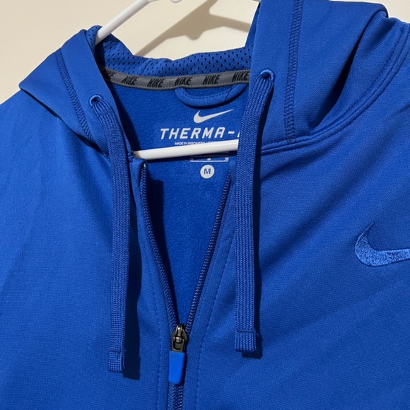 NWOT Nike Men Thermal Zipped Hoodie size M - Picture 2 of 4